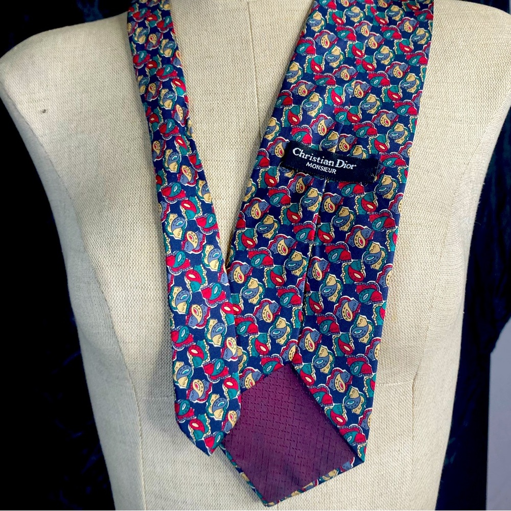 Christian Dior Vintage Silk Necktie